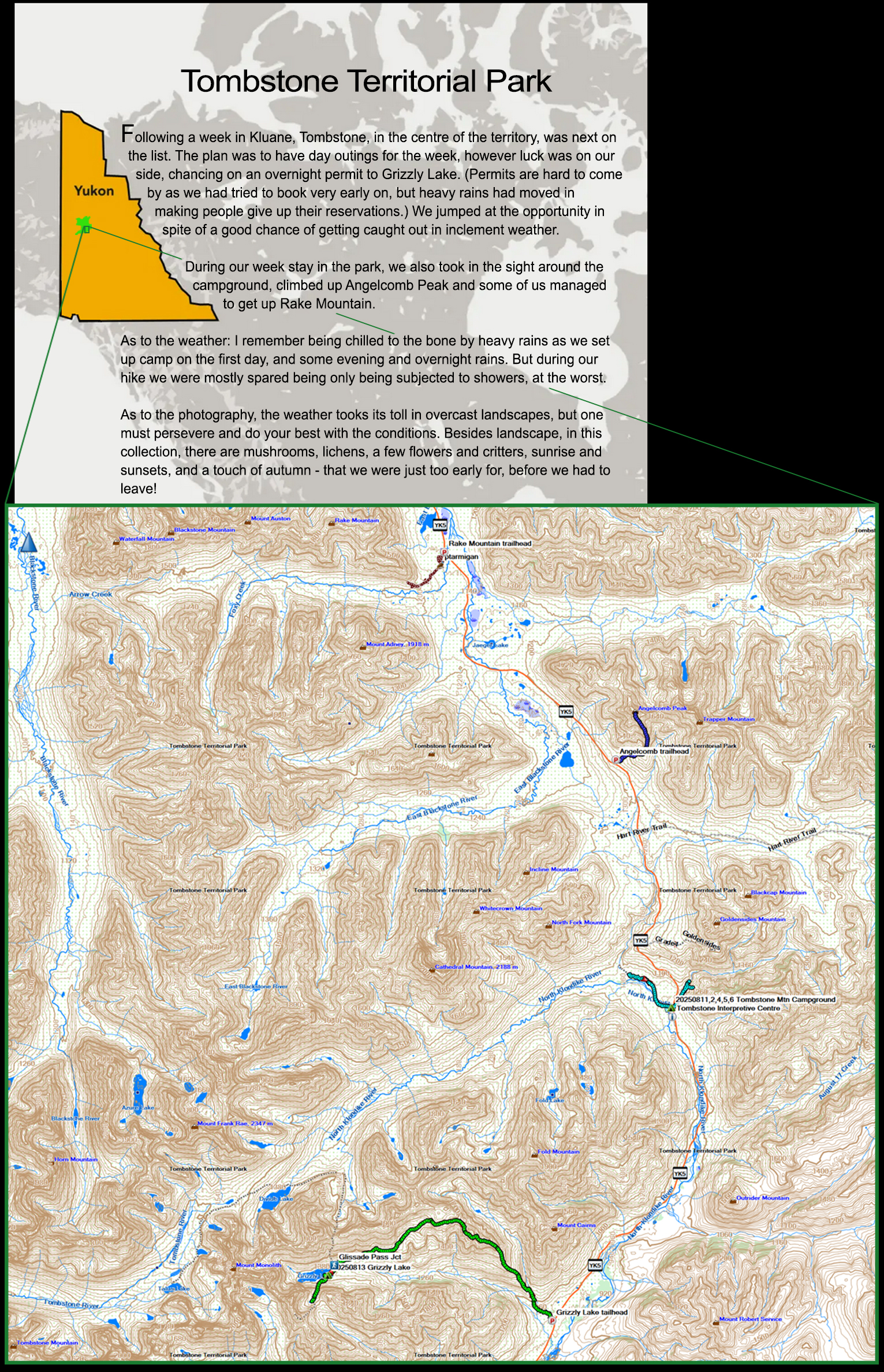 info page